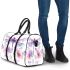 Watercolor dragonfly surrounded in the style of flowers 3d travel bag