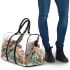 Watercolor turtle swimming in coral reef 3d travel bag