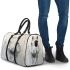 White horse painting 3d travel bag