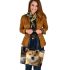 A Shiba Inu Story 4 Leather Tote Bag