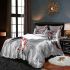 Abstract koi fish swirling colors and graceful curves bedding set