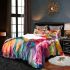 Abstract painting of vibrant colors and shapes bedding set