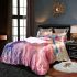 Beautiful colorful butterfly with wings made of feathers bedding set