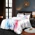 Beautiful deer in the style of watercolor bedding set