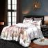 Beautiful deer with a floral wreath on its horns bedding set