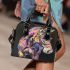 Beautiful oil pastel drawing of an elegant dressage horse shoulder handbag