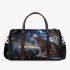 Bengal Cat in Celestial Realms 1 3D Travel Bag