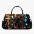 Bengal Cat in Cybernetic Enhancements 3D Travel Bag