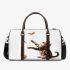 Bengal Cat in Playful Interactions 3D Travel Bag