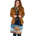 Bengal Cat in Sports Competitions 1 Leather Tote Bag