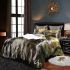 Bengal cat in timeless romance bedding set