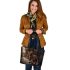 Bengal Cat in Urban Settings 2 Leather Tote Bag