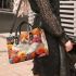 Cat amidst blooms Chic Stylish Small Handbag & Women Totes: Perfect Gift for Girlfriend | Crossbody, Purse, Handbag