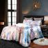 Colorful butterflies in various colors bedding set