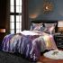 Colorful butterfly with feathers bedding set