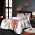 Colorful flowers in mama bedding set