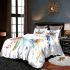 Colorful watercolor beautiful butterfly among flowers bedding set