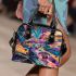 Complex and elaborate painting with unbelievably detailed shoulder handbag