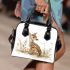 Cute baby deer shoulder handbag