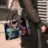 Cute bunny wearing sunglasses and backpack small handbag