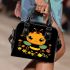 Cute cartoon bee happy expression shoulder handbag