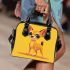 Cute cartoon chihuahua shoulder handbag