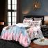 Cute cartoon owl with a pink bow on its head bedding set