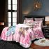 Cute cartoon owls wearing cute bedding set