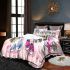 Cute cartoon owls wearing cute bedding set