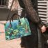 Cute chibi turtle in the water small handbag