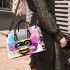 Cute kawaii bee wearing a crown with sparkling jewels small handbag