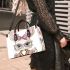 Cute kawaii bunny with pink glasses small handbag