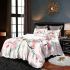 Cute pink owl with a bow on its head bedding set