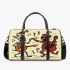 dog dances with the skeleton king with guitar trumpet Travel Bag