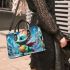 Dragon and Colorful Orbs in Snow Small Handbag