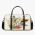 Elegant Essence Minimalistic Floral Delicacy 3D Travel Bag