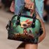 Enchanted Dragon in Forest Shoulder Handbag