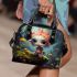 Enchanted Mushroom Forest Shoulder Handbag