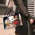 Enchanting canine with rose small handbag