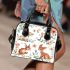 Floral style with a cute deer shoulder handbag