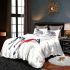 Frog with blue and red colors bedding set