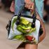 Grinchy broke his front teeth smile like rabbit drinking coffee shoulder handbag