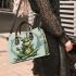 Grinchy smile and drink coffee with dream catcher small handbag