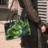 Grinchy smile show he big toothless 3d small handbag