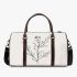 Harmony in Bloom Captivating Simple Floral Art 3D Travel Bag