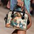 Kid drawing sewing machine with dream catcher shoulder handbag