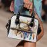 Kid drawing sewing machine with dream catcher shoulder handbag