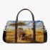 Longhaired British Cat in African Savannah Adventures 3 3D Travel Bag