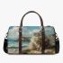 Longhaired British Cat in Coastal Scenes 1 3D Travel Bag