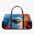 Longhaired British Cat in Contemporary Art Scenes 3D Travel Bag